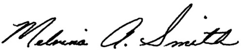 CMSgt Smith's signature